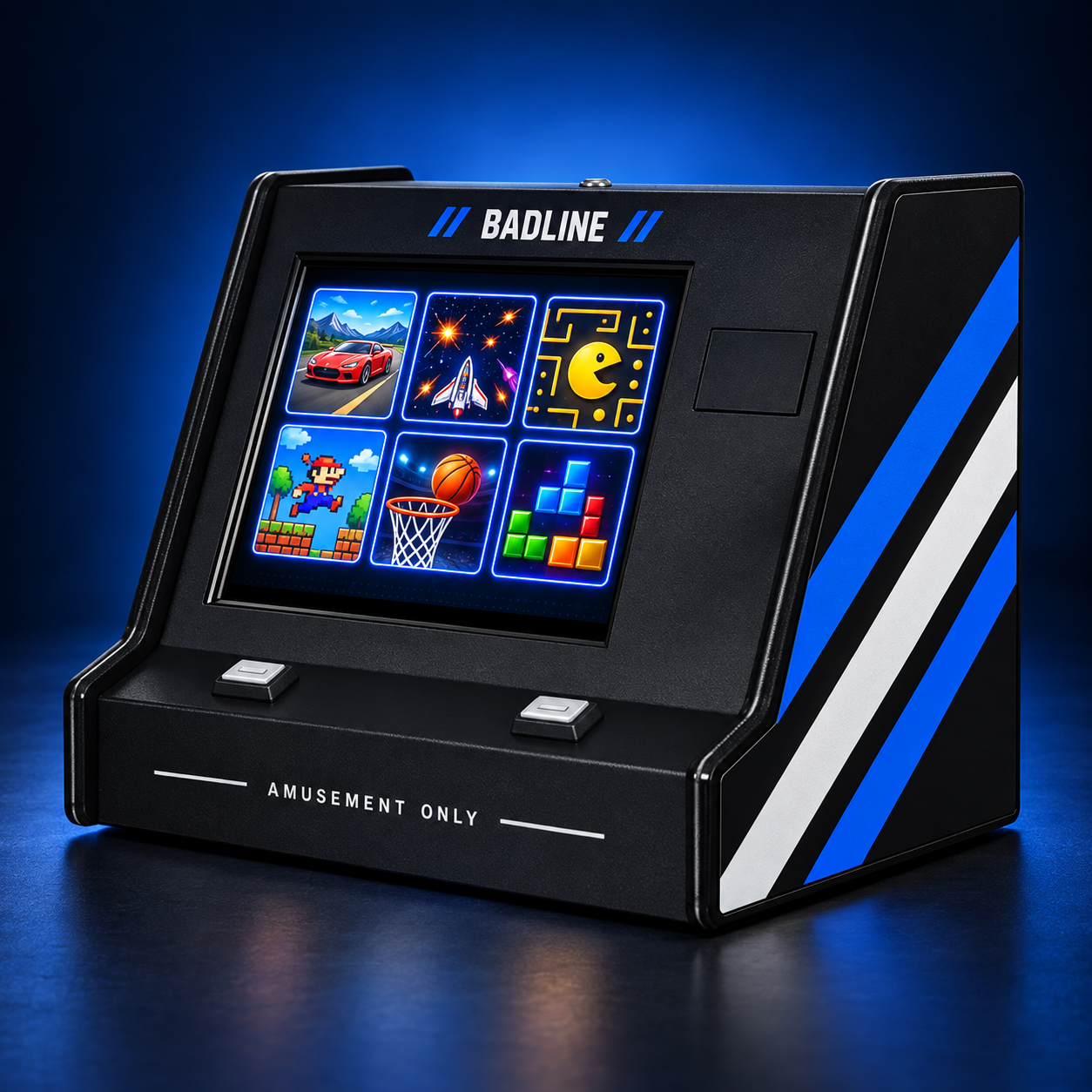 Badline Barfly countertop amusement-only arcade cabinet